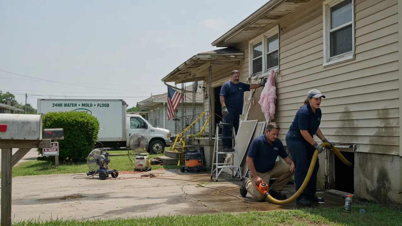 Water Damage Repair in Bixby, OK near me